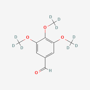 molecular formula C10H12O4 B562446 3,4,5-三甲氧基苯甲醛-d9 CAS No. 1189721-06-9