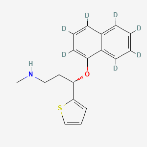 molecular formula C18H19NOS B562449 Duloxetine-d7 
