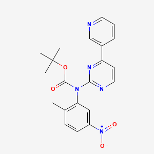 N-(2-Methyl-5-nitrophenyl)-N-[4-pyridin-3-yl-pyrimidin-2-yl]-t-boc