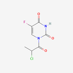 1-(2-Chloropropanoyl)-5-fluoropyrimidine-2,4(1H,3H)-dione