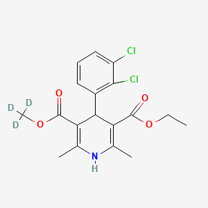 molecular formula C18H19Cl2NO4 B562459 rac Felodipine-d3 