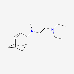 molecular formula C17H32N2 B5624662 N-(2-adamantyl)-N',N'-diethyl-N-methylethane-1,2-diamine 