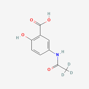 molecular formula C9H9NO4 B562472 N-Acetyl Mesalazine-d3 CAS No. 93968-79-7