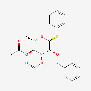 Phenyl 3,4-Di-O-acetyl-alpha-O-benzyl-1-thio-alpha-L-rhamnopyranoside
