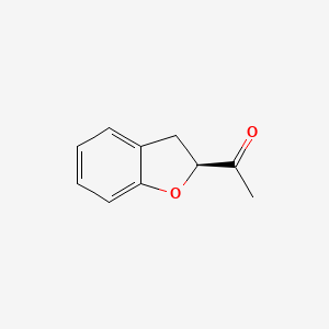 molecular formula C10H10O2 B562493 (S)-1-(2,3-Dihydrobenzofuran-2-yl)ethanone CAS No. 104518-93-6