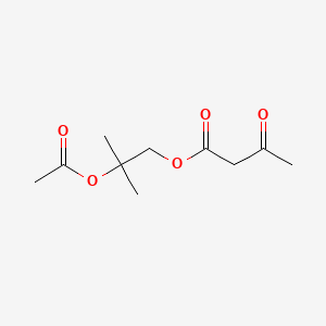 molecular formula C10H16O5 B562495 3-Oxobutanoic acid 2-acetoxy-2-methylpropyl ester CAS No. 106685-66-9