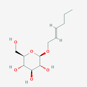 molecular formula C12H22O6 B056250 2-Hexenyl-beta-glucopyranoside CAS No. 117017-90-0