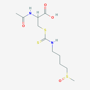 N-Acetyl-S-{[4-(methanesulfinyl)butyl]carbamothioyl}-D-cysteine