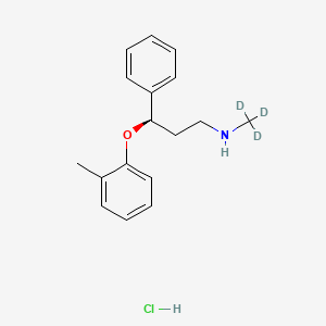 molecular formula C17H22ClNO B562540 Atomoxetine-d3 hydrochloride 