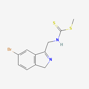 molecular formula C11H11BrN2S2 B562572 5-Bromo Brassinin CAS No. 1076199-55-7