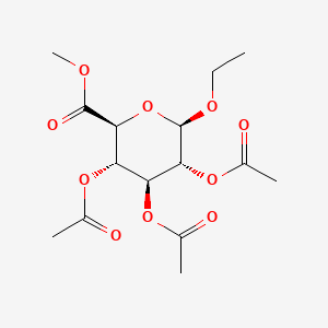 Ethyl 2,3,4-Tri-O-acetyl-β-D-glucuronide, Methyl Ester