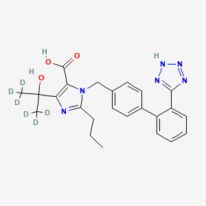 molecular formula C24H26N6O3 B562575 Olmesartan-d6 