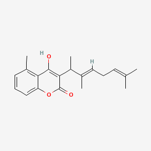 molecular formula C20H24O3 B562577 Brachycoumarin CAS No. 101622-87-1