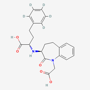 molecular formula C22H24N2O5 B562585 Benazeprilat-d5 
