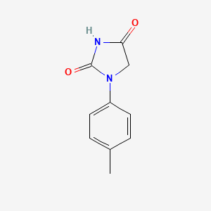 molecular formula C10H10N2O2 B5625952 1-(4-Methylphenyl)imidazolidine-2,4-dione CAS No. 32549-31-8