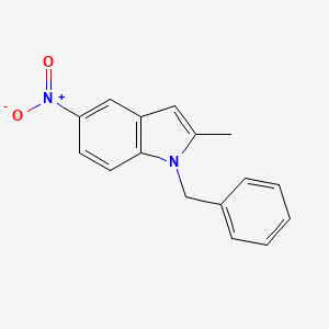 molecular formula C16H14N2O2 B5626061 1-benzyl-2-methyl-5-nitro-1H-indole 