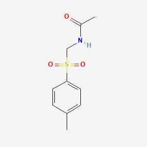 molecular formula C10H13NO3S B5626095 N-(TOLUENE-4-SULFONYLMETHYL)-ACETAMIDE 