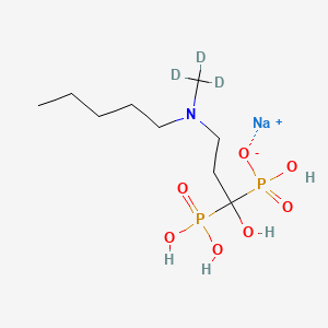 molecular formula C9H22NNaO7P2 B562616 Ibandronic Acid-d3 Sodium Salt CAS No. 1329834-28-7