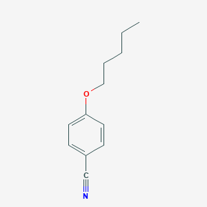 molecular formula C12H15NO B056264 4-(Pentyloxy)benzonitrile CAS No. 120893-63-2