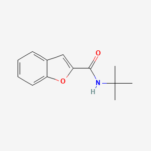 molecular formula C13H15NO2 B5626460 N-tert-butyl-1-benzofuran-2-carboxamide 