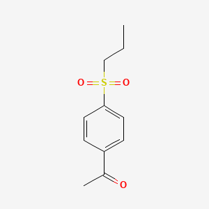 molecular formula C11H14O3S B562649 4-PROPYLSULFONYLACETOPHENONE CAS No. 110031-86-2