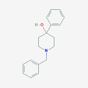 molecular formula C18H21NO B056265 1-Benzyl-4-phenylpiperidin-4-ol CAS No. 63843-83-4