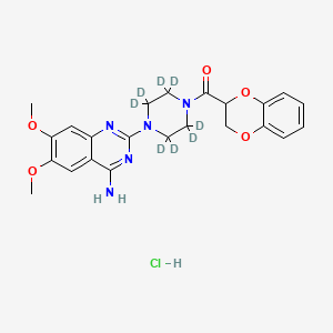 molecular formula C23H26ClN5O5 B562650 Doxazosin-d8 Hydrochloride 