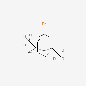 molecular formula C12H19Br B562675 1-Bromo-3,5-dimethyladamantane-d6 CAS No. 1189429-92-2