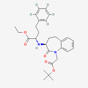 molecular formula C28H36N2O5 B562679 Benazepril tert-Butyl Ester-d5 CAS No. 1356010-96-2