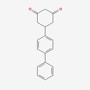molecular formula C18H16O2 B562680 5-Biphenyl-4-ylcyclohexane-1,3-dione CAS No. 101723-10-8