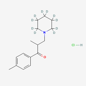molecular formula C16H24ClNO B562682 Tolperisone-d10 Hydrochloride CAS No. 1185160-65-9