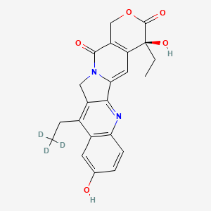 molecular formula C22H20N2O5 B562684 SN-38-d3 CAS No. 718612-49-8