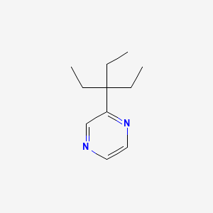 2-(3-Ethyl-3-pentanyl)pyrazine