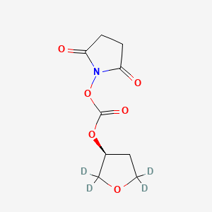 Carbonic Acid 2,5-Dioxopyrrolidin-1-yl (S)-Tetrahydrofuran-d4-3-yl Ester