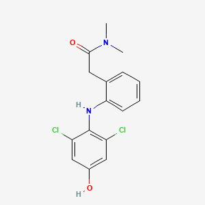 2-[2-(2,6-Dichloro-4-hydroxyanilino)phenyl]-N,N-dimethylacetamide