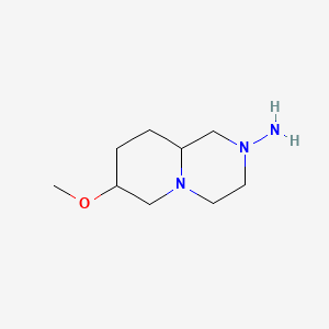 7-Methoxyoctahydro-2H-pyrido[1,2-A]pyrazin-2-amine