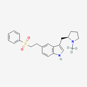 molecular formula C22H26N2O2S B562725 Eletriptan-d3 
