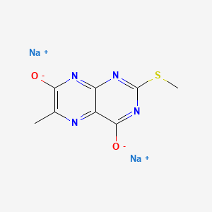 Disodium 6-methyl-2-(methylsulfanyl)pteridine-4,7-bis(olate)