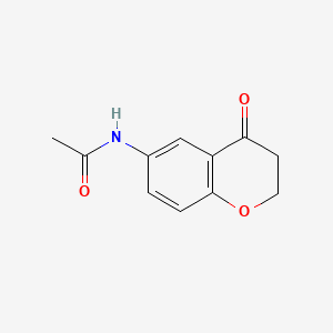 molecular formula C11H11NO3 B562727 6-Acetyaminochroman-4-one CAS No. 103646-29-3
