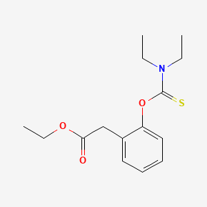 molecular formula C15H21NO3S B562729 Ethyl [2-Diethylaminothiocarboxyl)]phenylacetate CAS No. 1076198-04-3