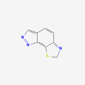 molecular formula C8H5N3S B562733 7H-Thiazolo[4,5-g]indazole CAS No. 19566-08-6