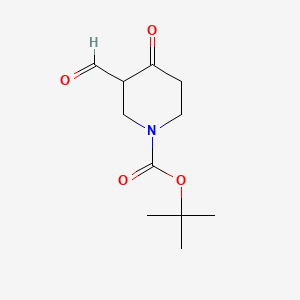Tert-butyl 3-formyl-4-oxopiperidine-1-carboxylate