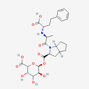 B562765 Ramiprilat Acyl-|A-D-glucuronide >65% CAS No. 1357570-22-9