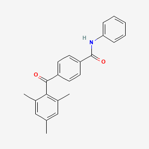 molecular formula C23H21NO2 B5627671 n-Phenyl-4-(2,4,6-trimethylbenzoyl)benzamide CAS No. 5301-74-6