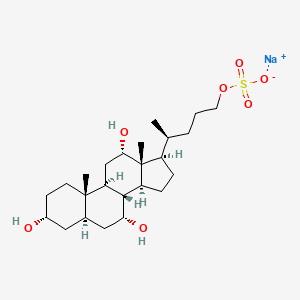 molecular formula C24H41NaO7S B562770 Petromyzonol 24-Sulfate Sodium Salt CAS No. 1271318-61-6