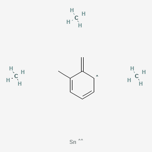 molecular formula C11H21Sn B562784 CID 102118032 CAS No. 19962-44-8