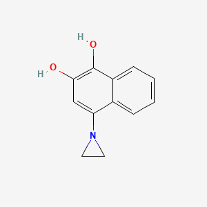 4-(Aziridin-1-yl)naphthalene-1,2-diol