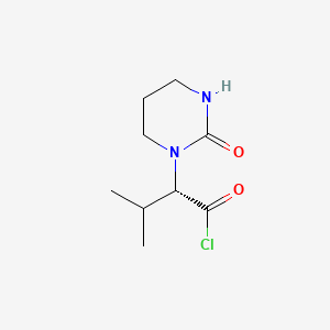 molecular formula C9H15ClN2O2 B562800 2S-(1-Tetrahydro-pyrimid-2-onyl)-3-methyl-butanoyl Chloride CAS No. 192800-77-4
