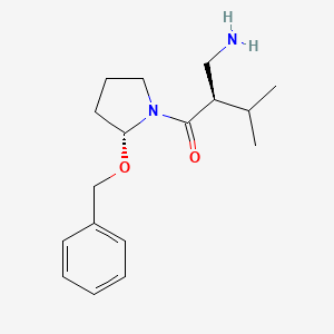 2-Amino-1-(2-benzyloxy-methyl-pyrrolidin-1-YL)-3-methyl-butan-1-one