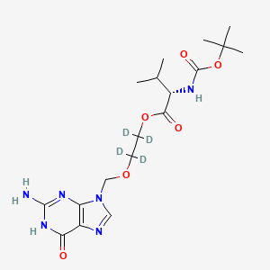 N-t-Boc-valacyclovir-d4